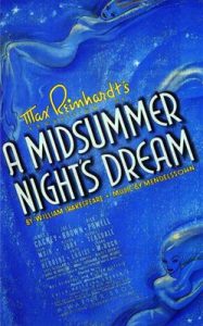 Poster for Max Reinhardt's A Midsummer Night's Dream