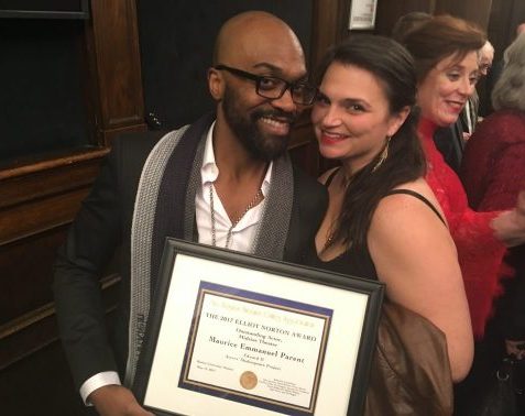 Maurice Emmanuel Parent and Kimberly Dawson at Norton Awards 2017